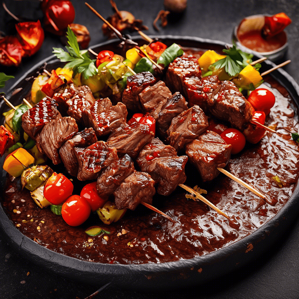 BBQ Beef Skewers