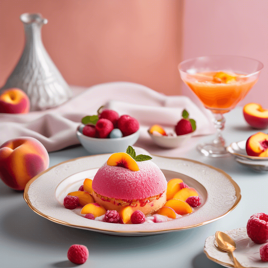 Peach Melba Dessert