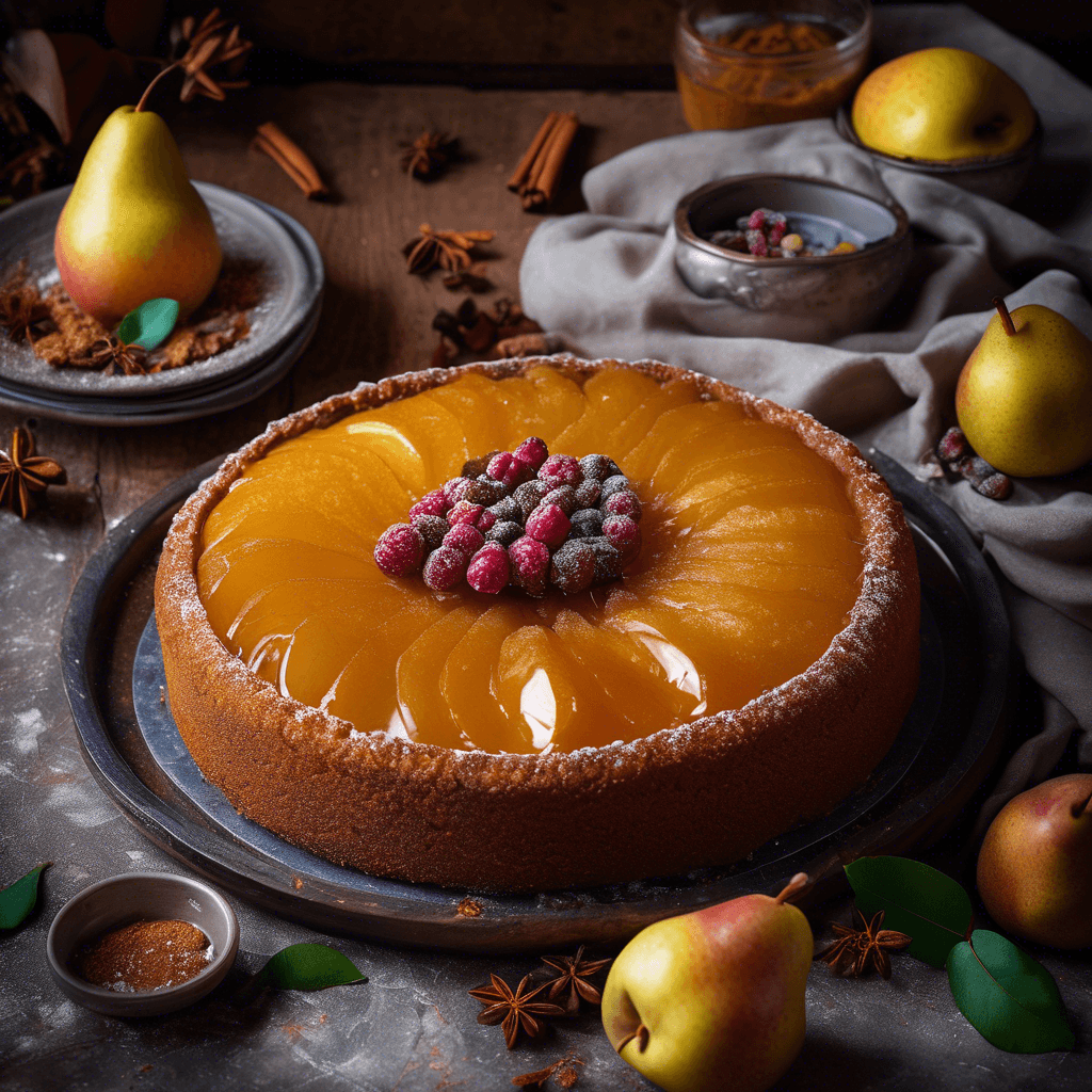 Spiced Pear Cake